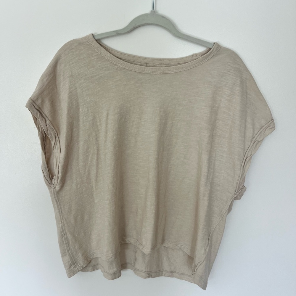 We The Free (Free People) T-Shirt, Cream